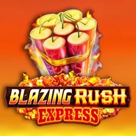 Blazing Rush Express slot logo by AreaVegas at Naobet Casino