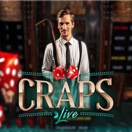 Official Live Casino logo: Live Craps by Evolution at Naobet Casino