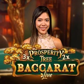 Prosperity Tree Baccarat online game logo by Evolution on naobetcasino.at